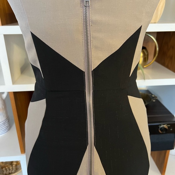 Strapless black and beige dress in size small - Picture 3 of 8